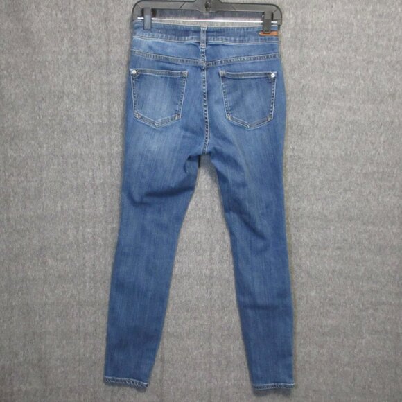 Anthropologie Pilcro Letterpress High Rise Curvy Skinny Jeans 27 - Picture 6 of 14